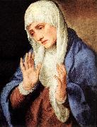 TIZIANO Vecellio Mater Dolorosa (with outstretched hands) aer oil on canvas